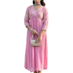 Cotton Printed Kurta with Coordinated Palazzo and Dupatta for Women(XL)